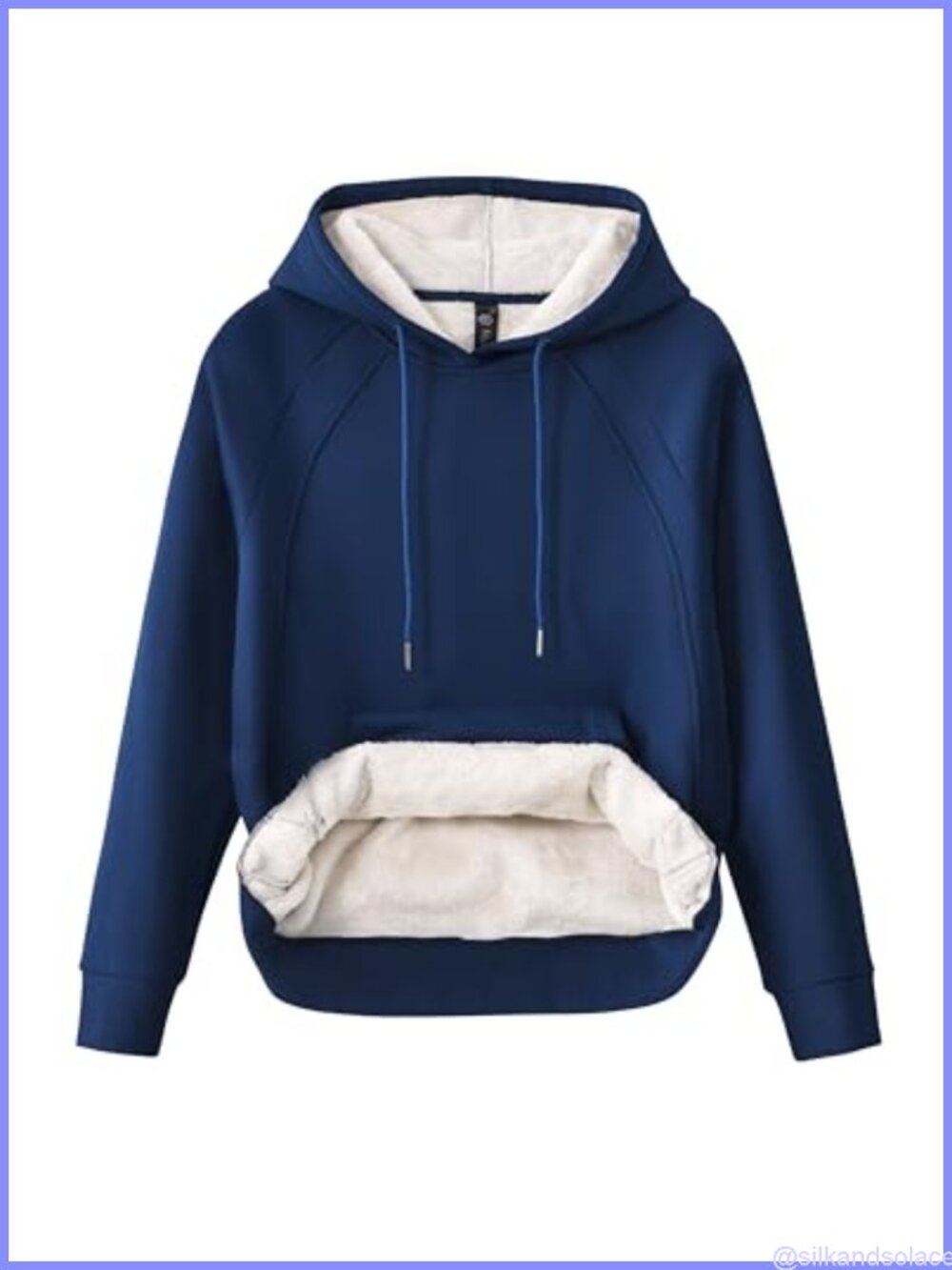 Women's Fleece Sherpa Lined Hoodie Sweatshirt Thick Long Sleeve Pullover Pockets